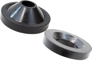 Jeep Rubicon Coil Spring Spacer Kit - Front + Rear - Fishbone Offroad - 0.75In Lift - Black - `07-`18